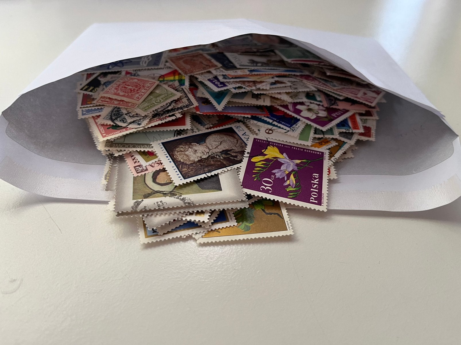 Envelop minimaal 600 stuks Polen tot +_1980, Ophalen, Polen