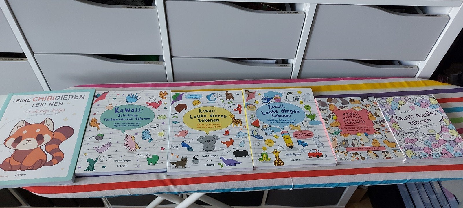 Kawaii Tekenboeken Set - Leer schattige figuren tekenen, Ophalen of Verzenden, Zo goed als nieuw, Boek of Gids