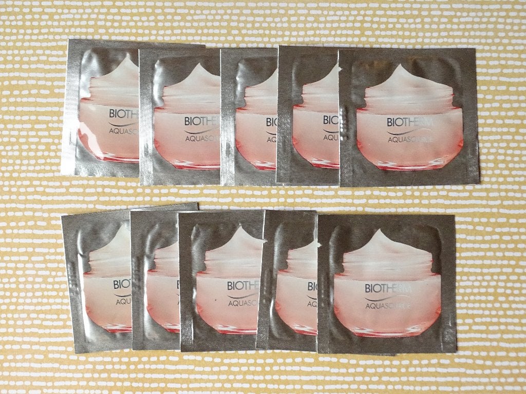Biotherm Aquasource Crème (24 proefjes), Ophalen of Verzenden, Nieuw, Gehele gezicht, Verzorging