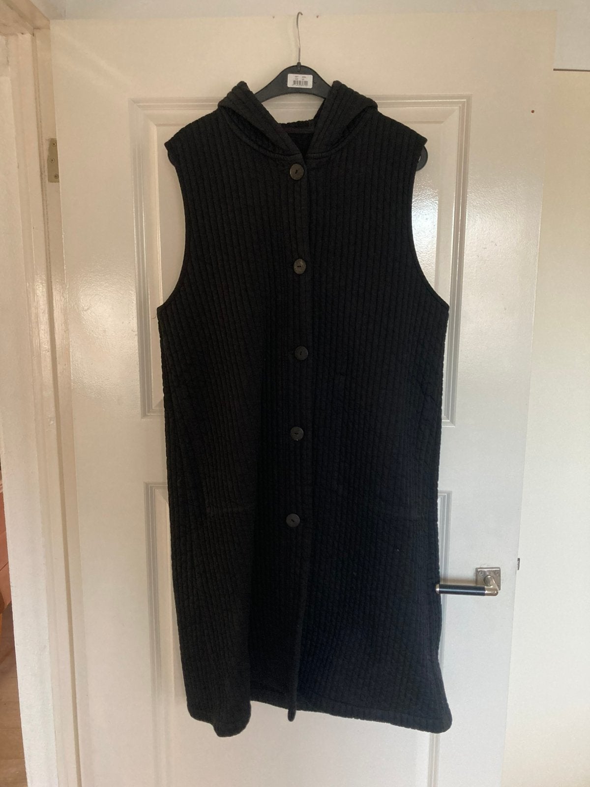 Japanss overjas/bodywarmer, maat 38/40, Ophalen of Verzenden, Zo goed als nieuw, Maat 38/40 (M), Zwart
