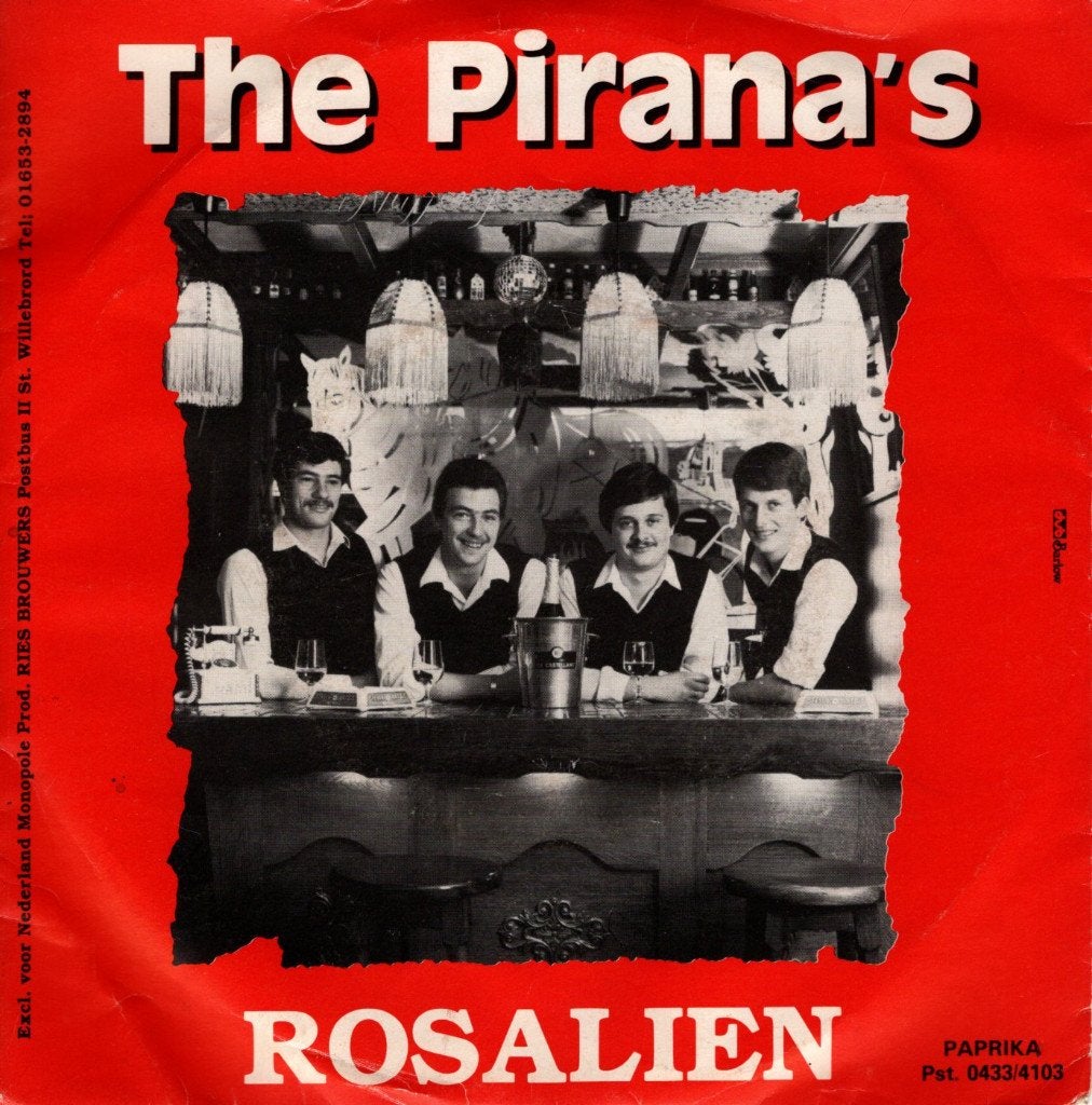 The Pirana's - Rosalien, 7 inch, Ophalen of Verzenden, Zo goed als nieuw, Fotohoes