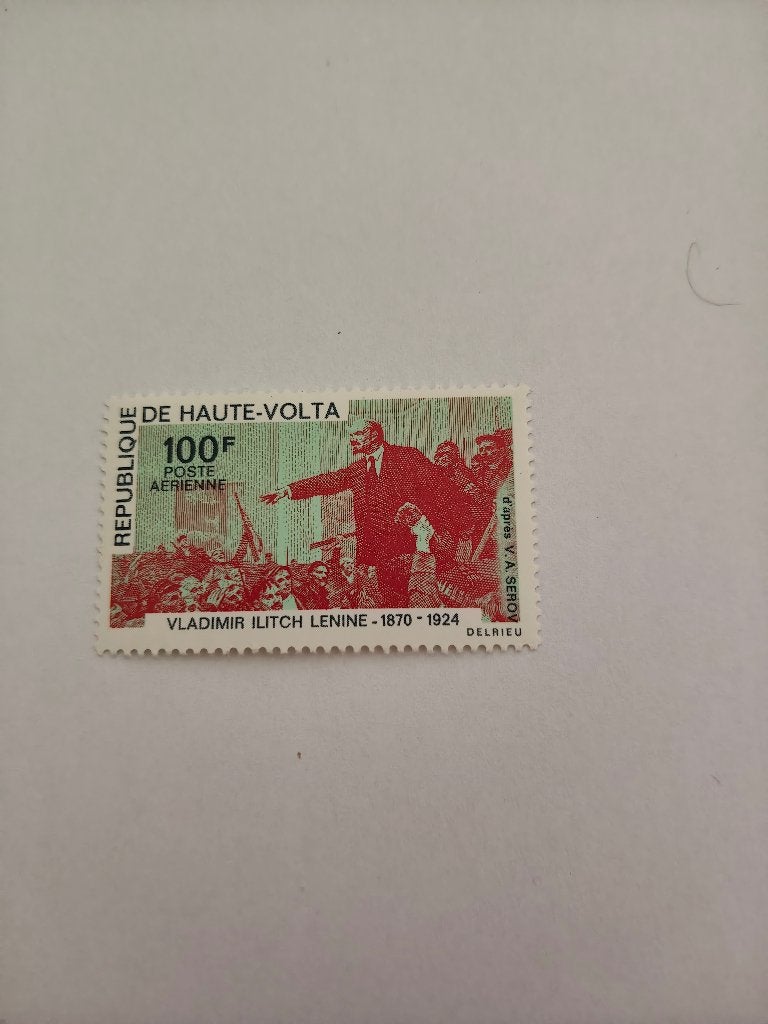 8472 oppervolta burkina faso vladimir lenin 100jr 1970, Postzegels en Munten, Verzenden, Overige landen