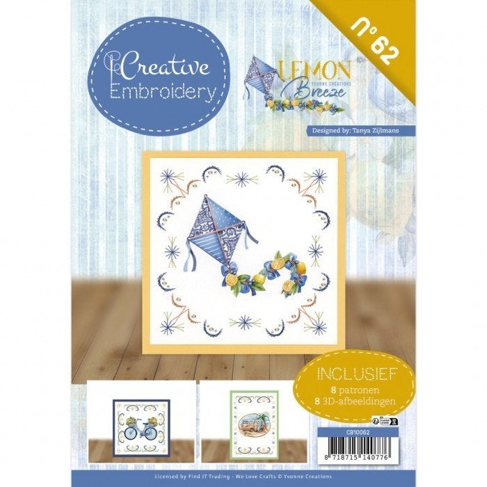 Creative Embroidery 62 Lemon Breeze Yvonne Creations CB10062, Hobby en Vrije tijd, ., Overige typen, Nieuw, Ophalen of Verzenden