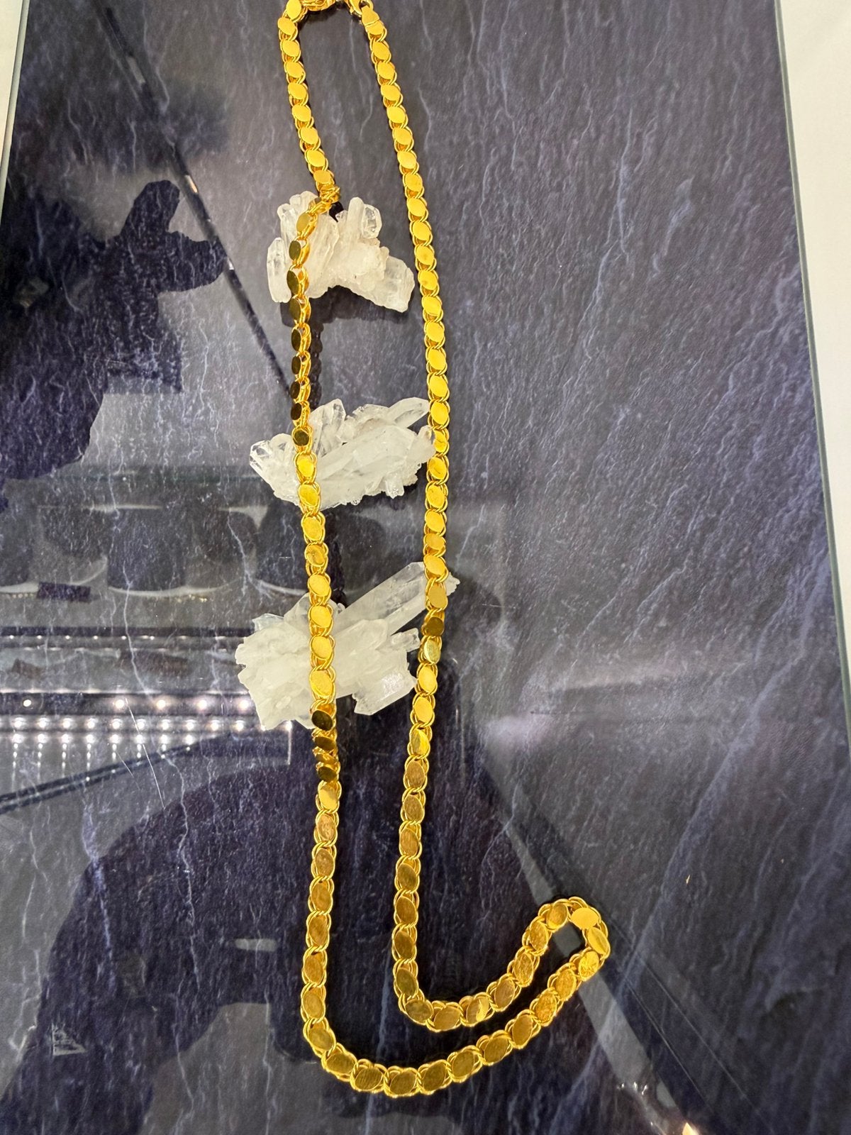 Prachtige 14k gouden ketting met 21k kleur 65 cm 5 mm, Ophalen of Verzenden, Nieuw, Goud
