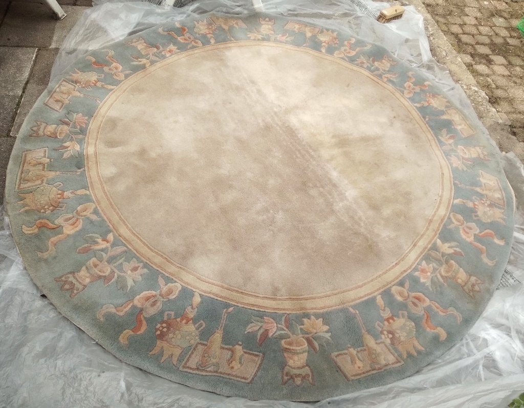 rond tapijt, Ophalen, Gebruikt, Rond, 200 cm of meer