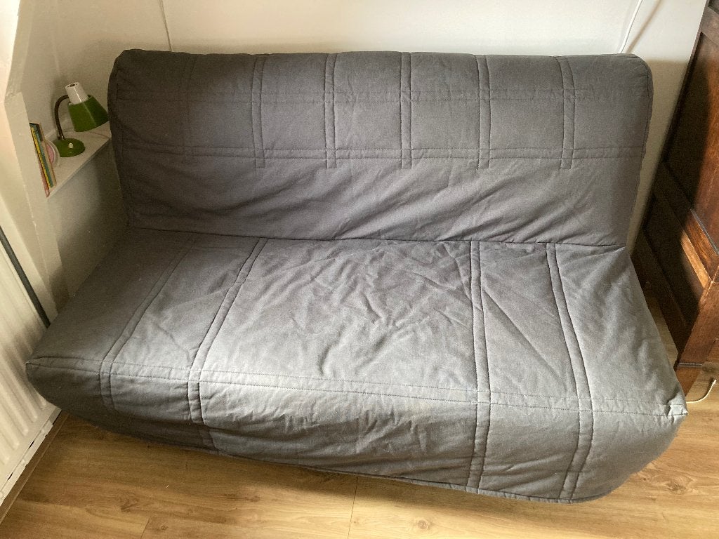 Lycksele slaapbankhoes, Ophalen, Gebruikt, Blauw, Tweepersoons