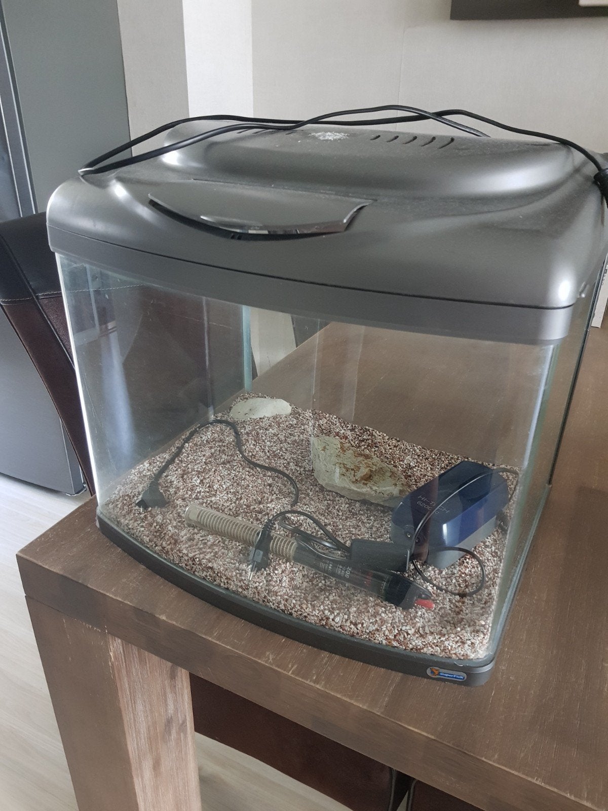 Mooi aquarium., Ophalen, Zo goed als nieuw, Superfish, Inclusief deksel