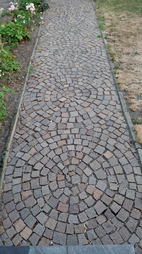 Granieten bestrating, Tuin en Terras, Tegels en Klinkers, Ophalen, Gebruikt, Overige typen, 5 tot 10 m²
