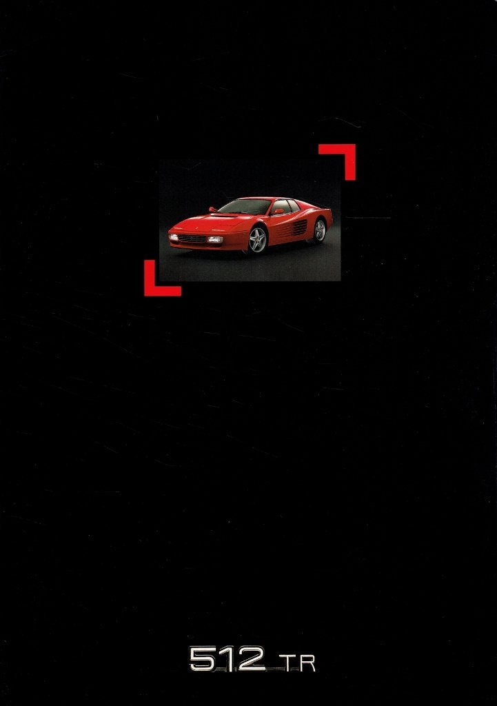 Folder Ferrari 512 TR (1991), Verzenden, Gelezen, Ferrari