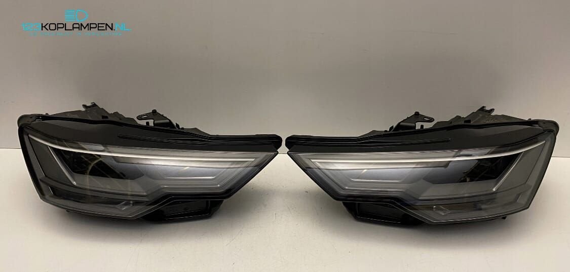 Audi A6 C8 4K0 Full Led Koplamp Koplampen links rechts, Auto-onderdelen, Gebruikt, -, -, -