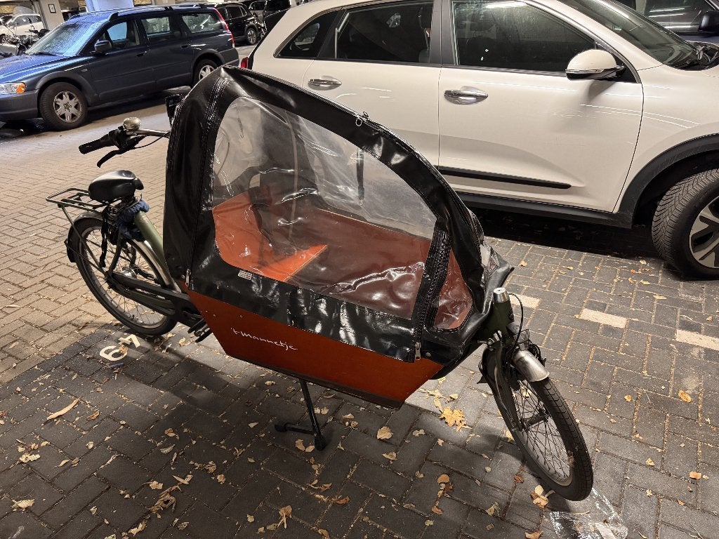 Elektrische bakfiets Cargobike long - beetje liefde nodig, Gebruikt, Velgrem, 2 kinderen, Elektrisch