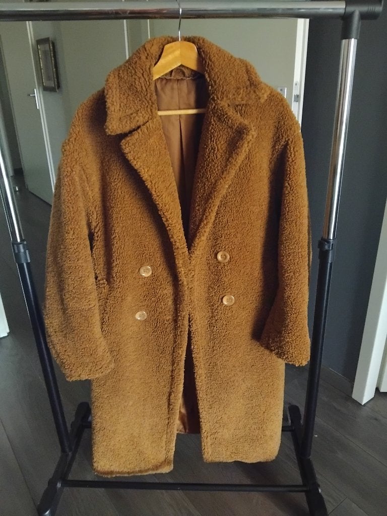 Winterjas teddy maat M, Ophalen, Gedragen, Maat 38/40 (M)