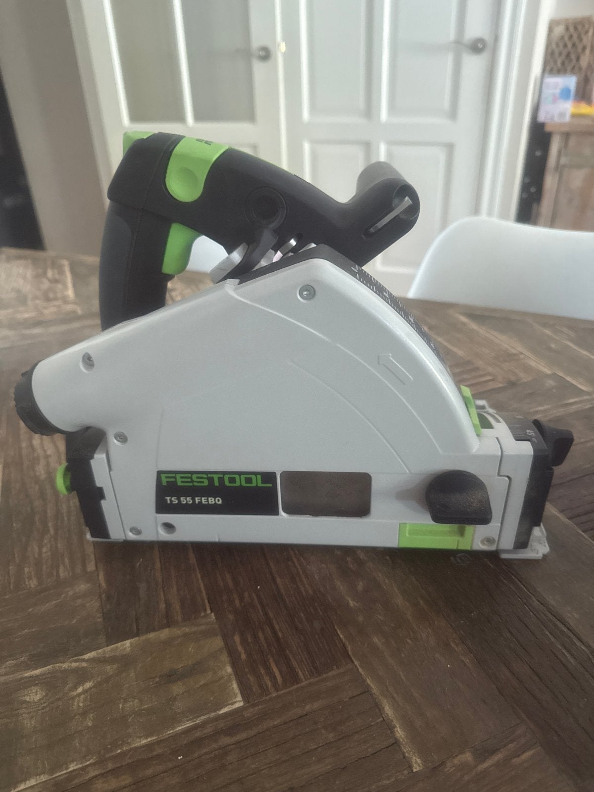 Festool TS 55 FEBQ invalzaag - Zo goed als nieuw, Doe-het-zelf en Verbouw, Ophalen, Invalzaag, 600 tot 1200 watt, Zo goed als nieuw