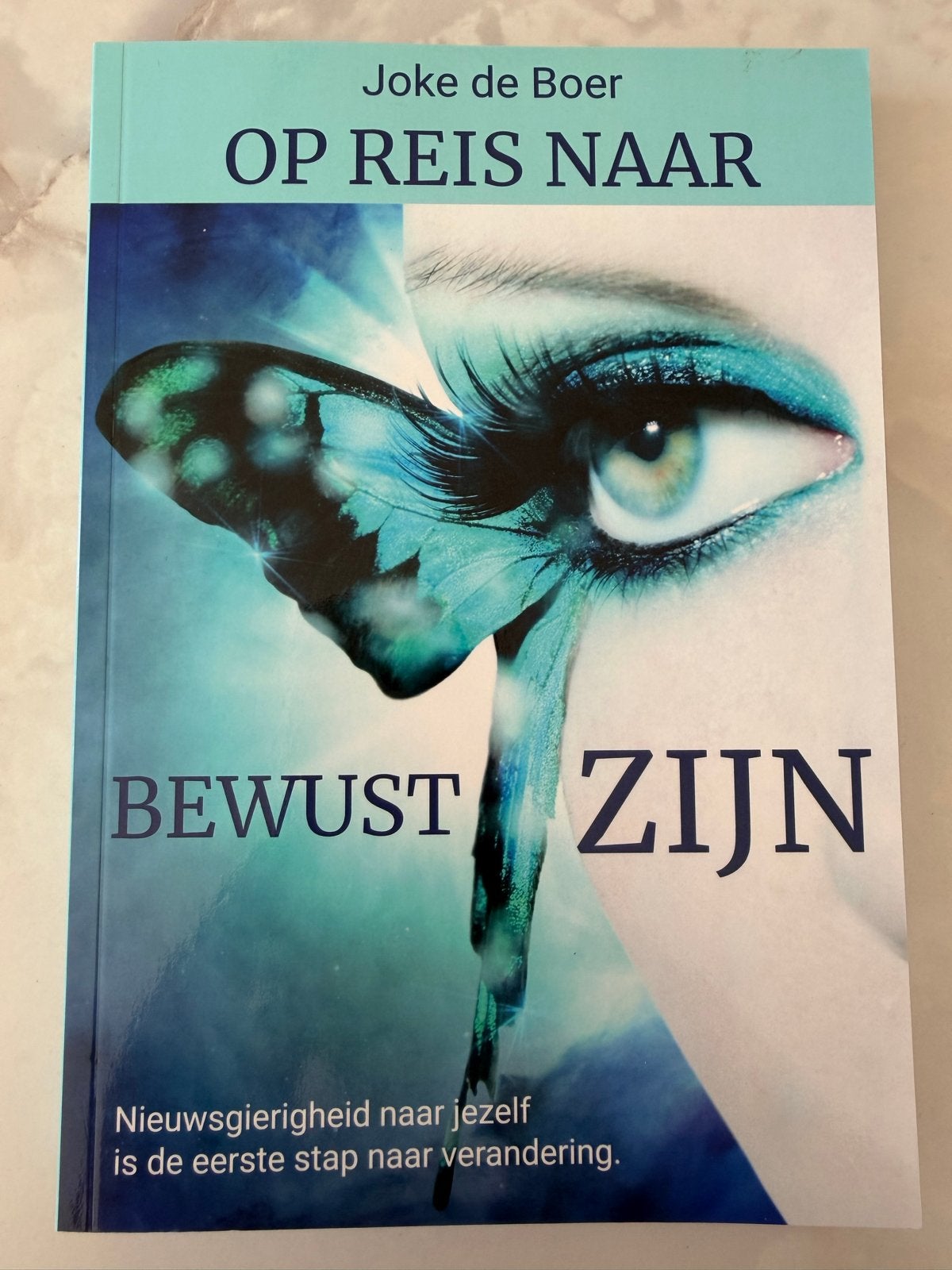 Op Reis Naar Bewust Zijn - Joke de Boer, Boeken, Ophalen of Verzenden, Zo goed als nieuw, Spiritualiteit algemeen, Achtergrond en Informatie