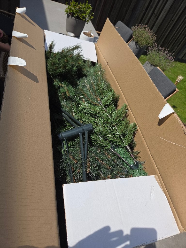 Kunst kerstboom - Blackbox Jade Green 215cm, Diversen, Ophalen, Zo goed als nieuw