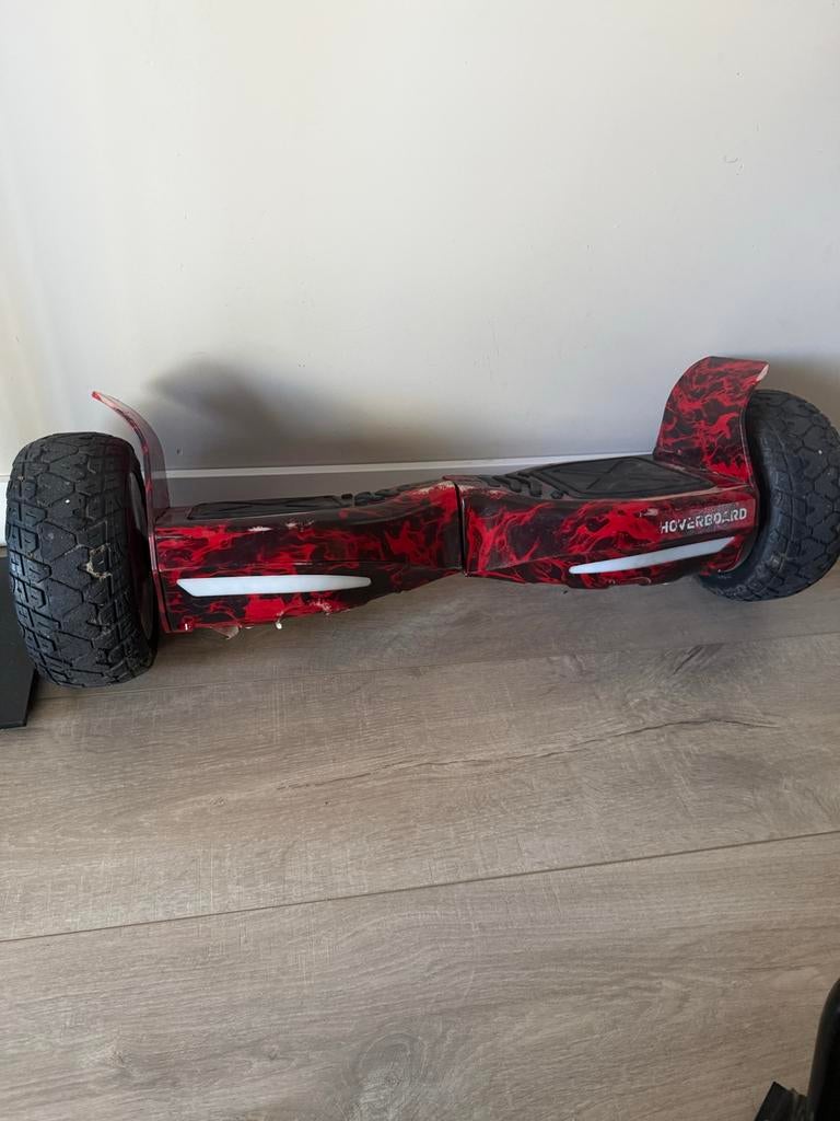 Hoverboard met zitje - Rood/Zwart, Ophalen, Gebruikt, Overige merken, Duozit