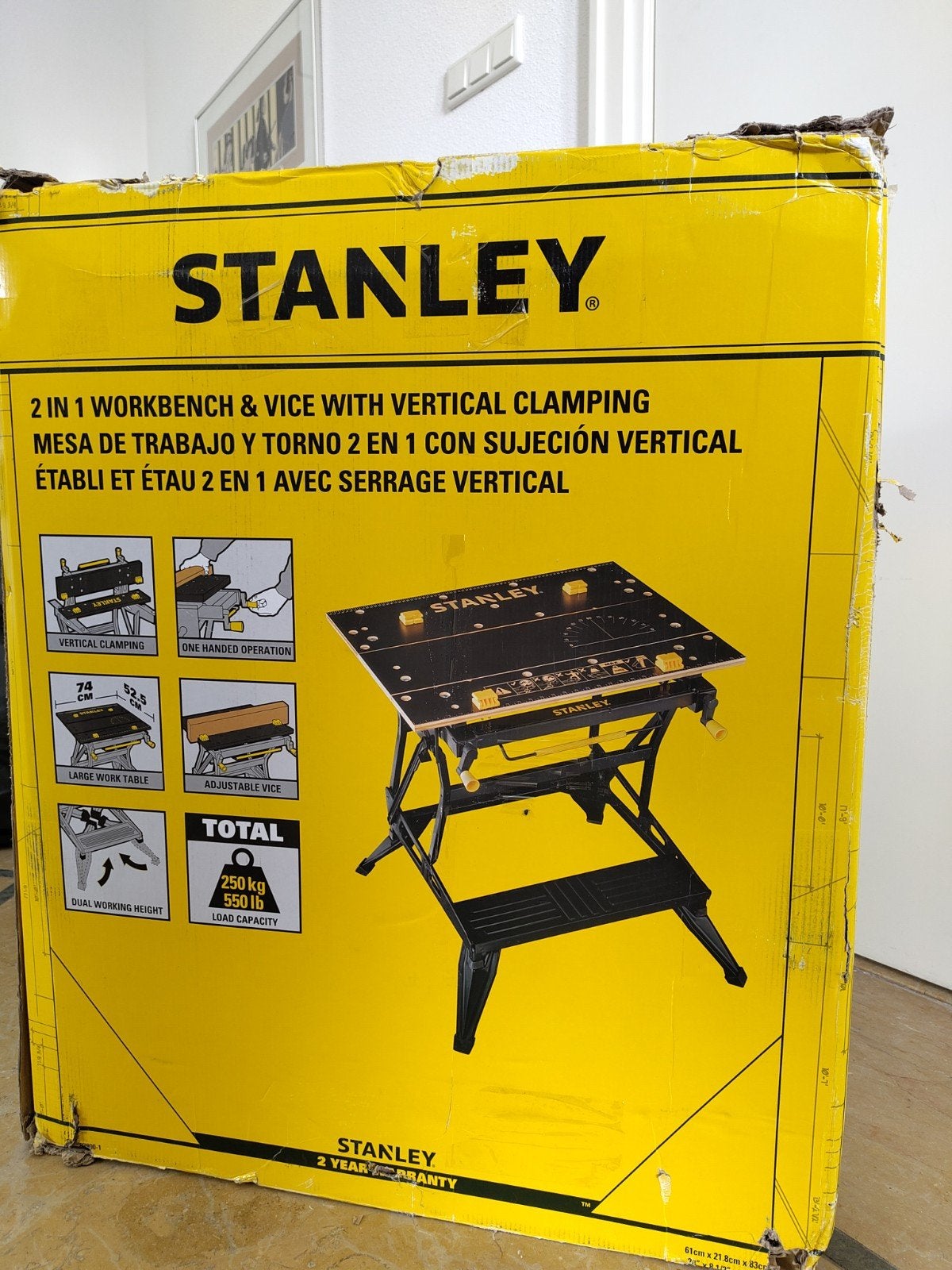 Stanley werkbank, Ophalen, Nieuw