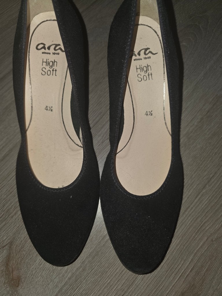 Hakjes, Ophalen, Nieuw, Zwart, Schoenen met lage hakken