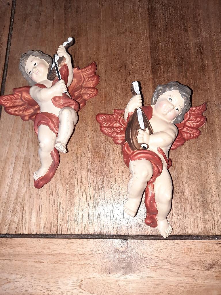 2 engeltjes, Ophalen of Verzenden, Gebruikt