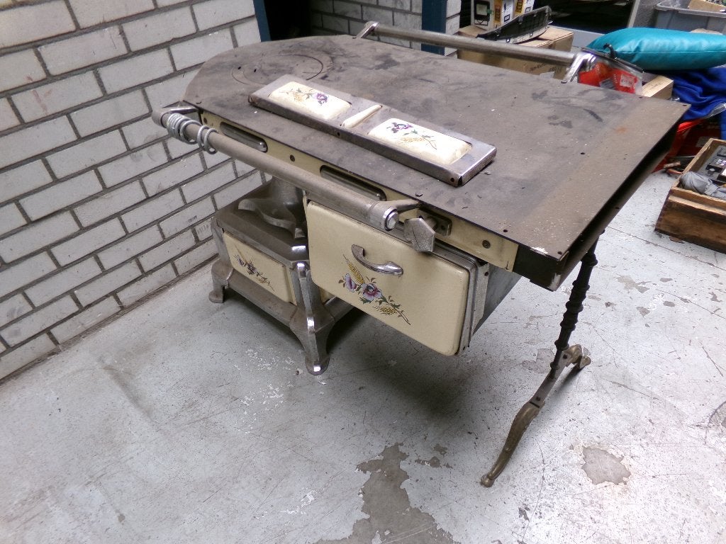 kachel retro platte buis kachel, Ophalen, Huis en Inrichting