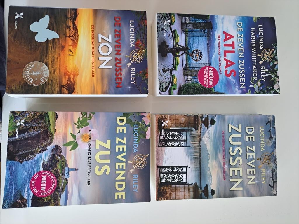 4 boeken uit de zeven zussen serie van lucinda riley
