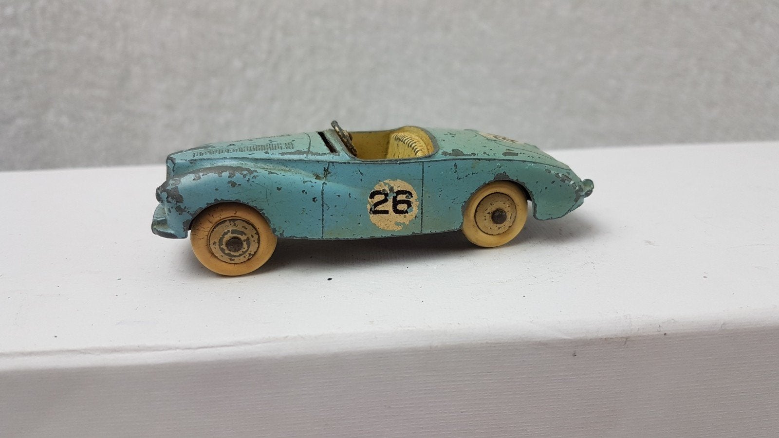 Vintage Dinky Toys Sunbeam Alpine #107 - Gebruikt, Ophalen of Verzenden
