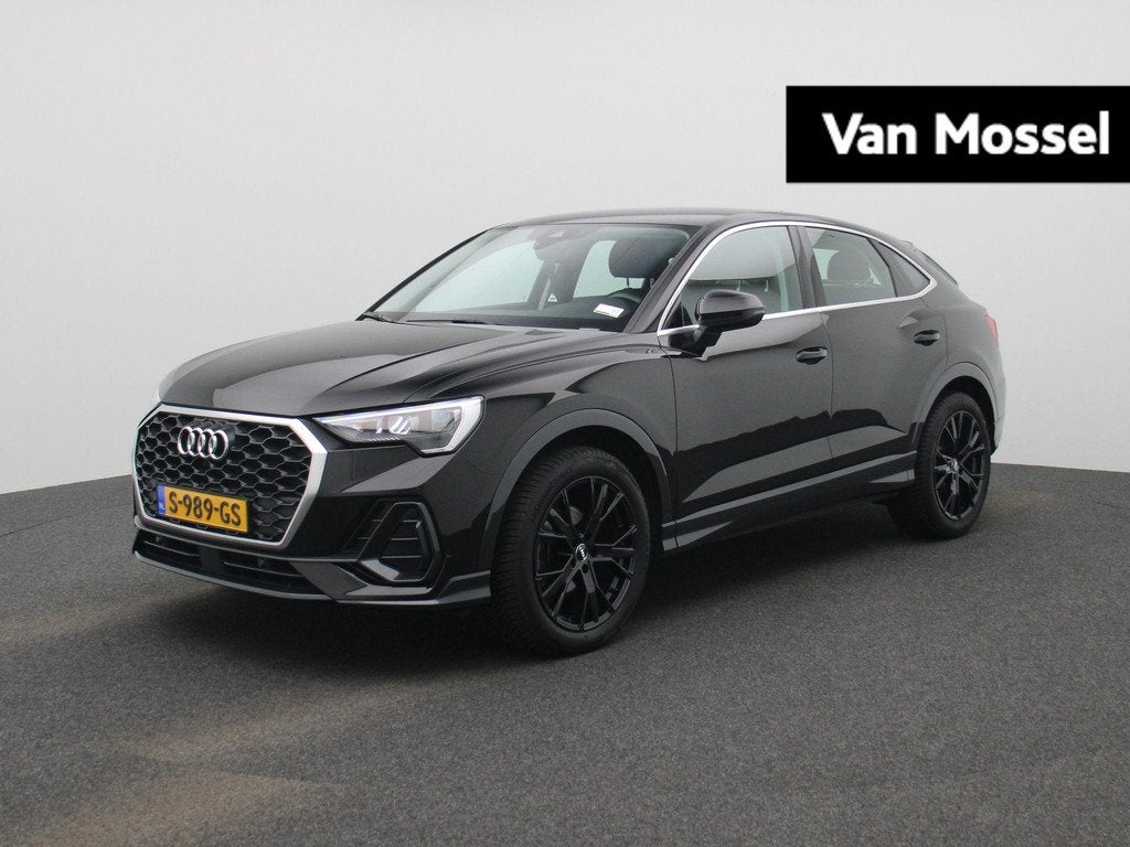 Audi Q3 Sportback 35 TFSI Pro Line, Auto's, 12 maanden, 4 cilinders, Zwart, Origineel Nederlands