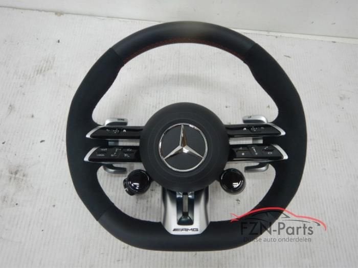Mercedes-Benz C63 E63 W213 AMG Stuur Leer Alcantara MF+F1+Ai, Auto-onderdelen, Ophalen of Verzenden, Gebruikt