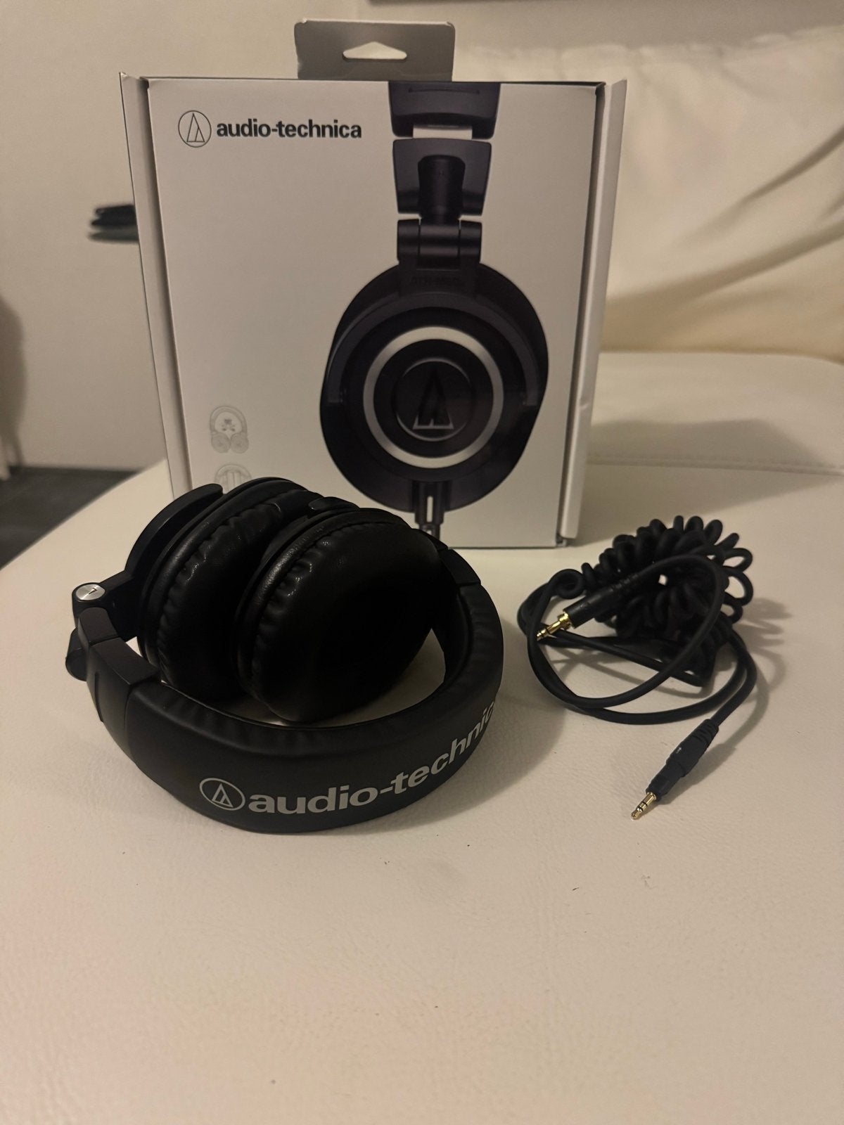 Audio-Technica ATH-M50x Hoofdtelefoon, Overige merken, Ophalen of Verzenden, Zo goed als nieuw, Over-ear