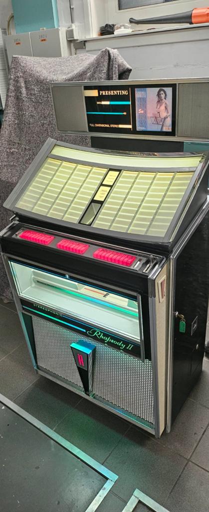 rock ola rhapsody 2, Verzamelen, Automaten | Jukeboxen, Ophalen, Gebruikt, Rock Ola