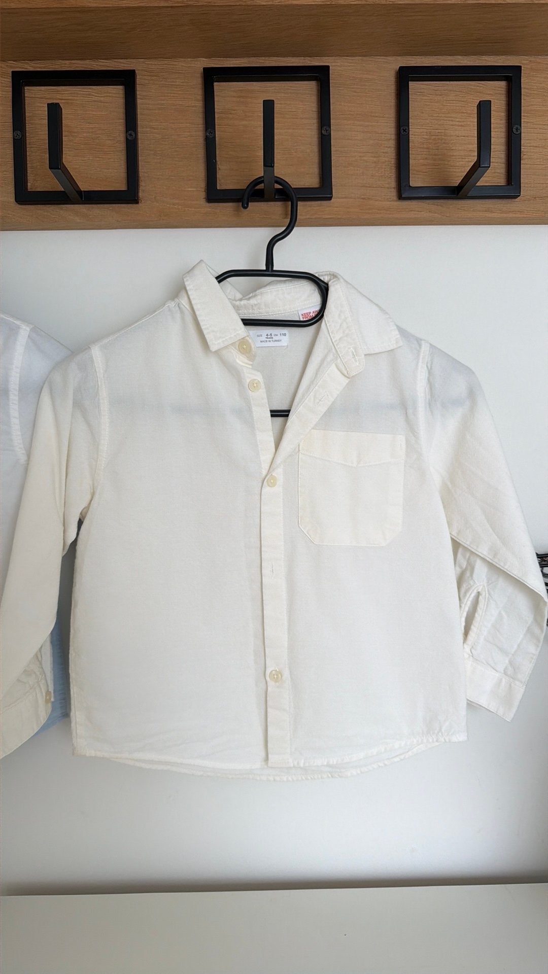 3x Linnen Kinderblouses (Zara & Mango) - Maten 98, 104, 110, Ophalen, Nieuw, Jongen of Meisje