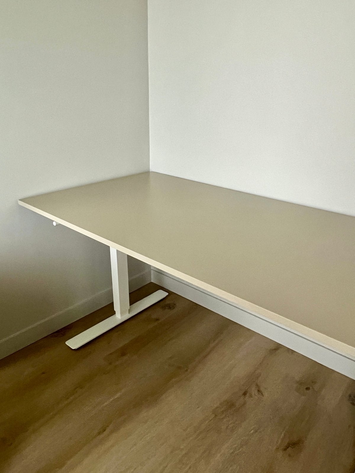 Zit-sta bureau 160 x 80 cm – handmatig verstelbaar, Huis en Inrichting, Ophalen, Zit-sta bureau, Metaal, In hoogte verstelbaar