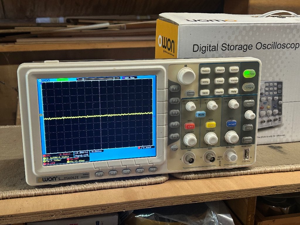 OWON 6062E Digitale Oscilloscope, Ophalen, Zo goed als nieuw, Elektriciteit