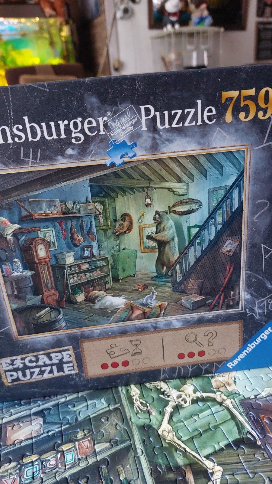 Escape puzzel 1000 stukjes, Ophalen of Verzenden, 500 t/m 1500 stukjes, Zo goed als nieuw