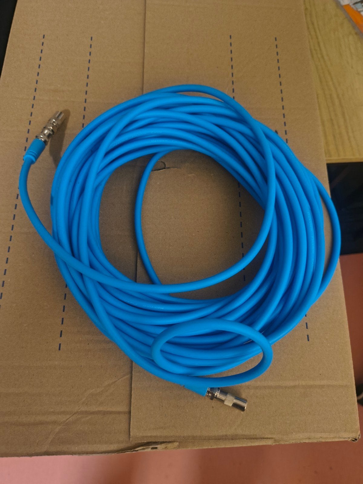 Coax kabel, Ophalen