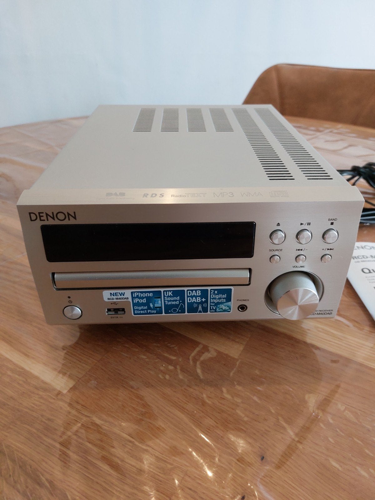 Denon RCD-M40DAB stereo receiver, Ophalen, Gebruikt, Radio, Met cd-speler