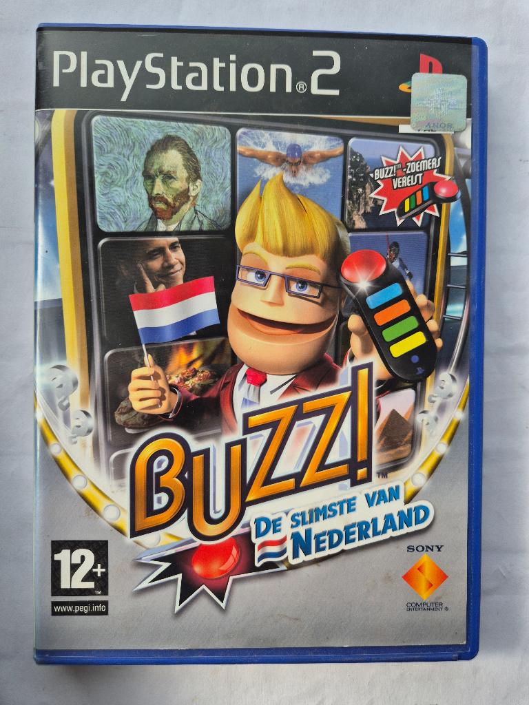BUZZ de slimste van NEDERLAND, Spelcomputers en Games, Gebruikt, 1 speler, Racen en Vliegen, Ophalen of Verzenden