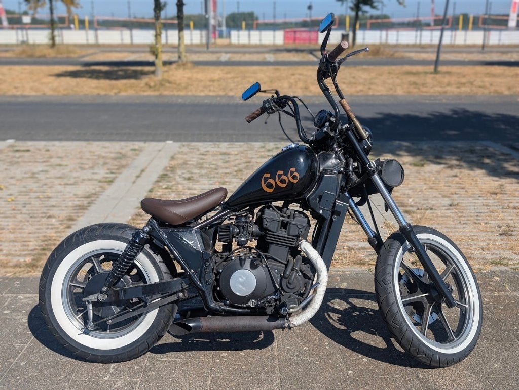 Kawasaki 454 chopper / bobber motor. Geweldig geluid, Ophalen, Gebruikt