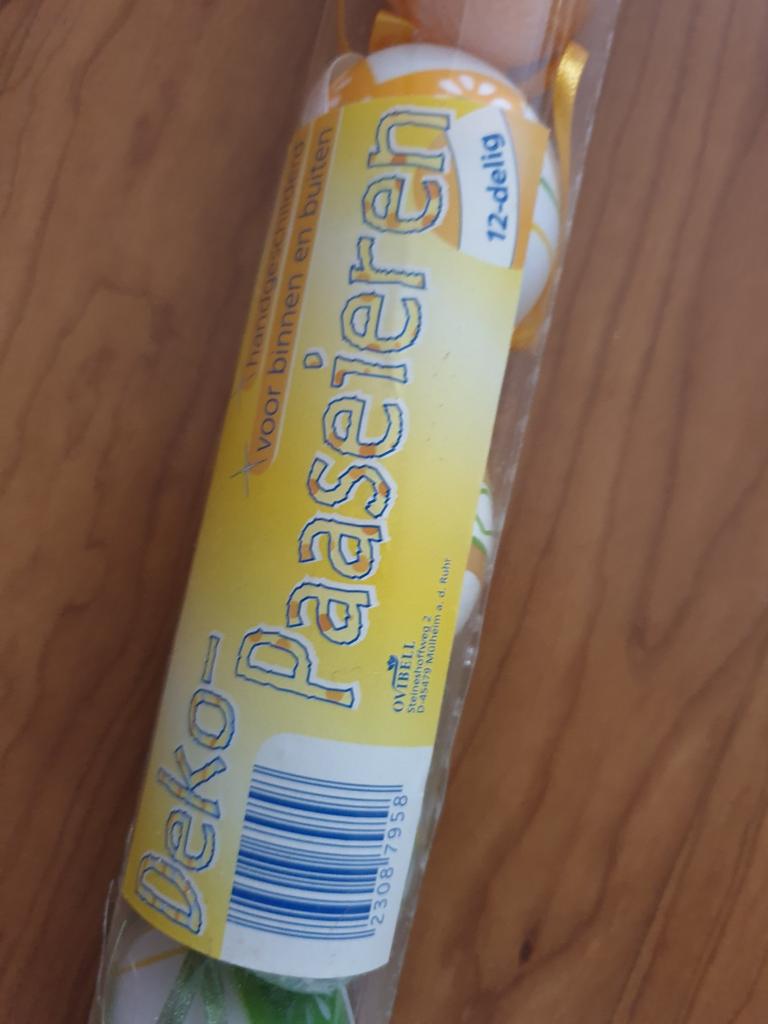 Paaseieren, plastic, Ophalen of Verzenden, Zo goed als nieuw