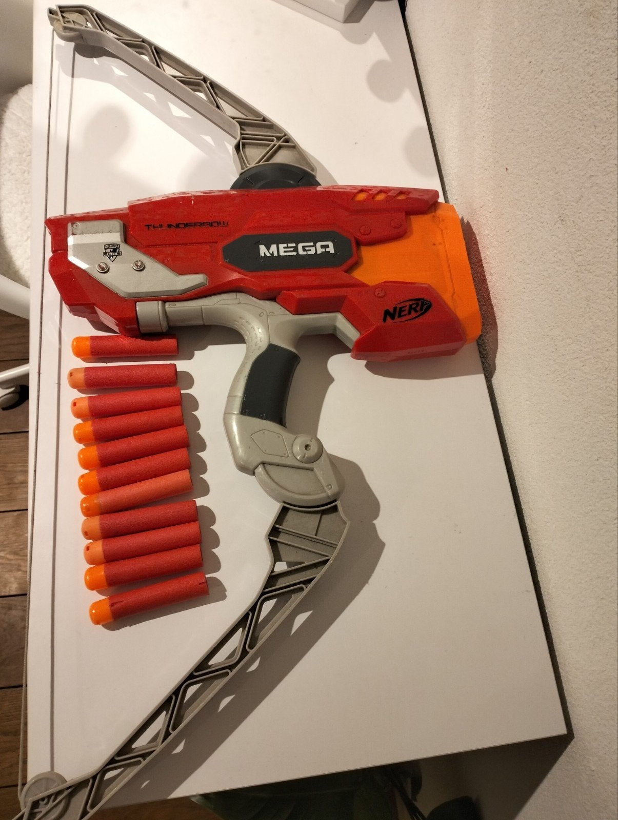 Mega tunderbow  Nerf inclusief 10 kogels, Kinderen en Baby's, Speelgoed | Buiten | Actiespeelgoed, Ophalen