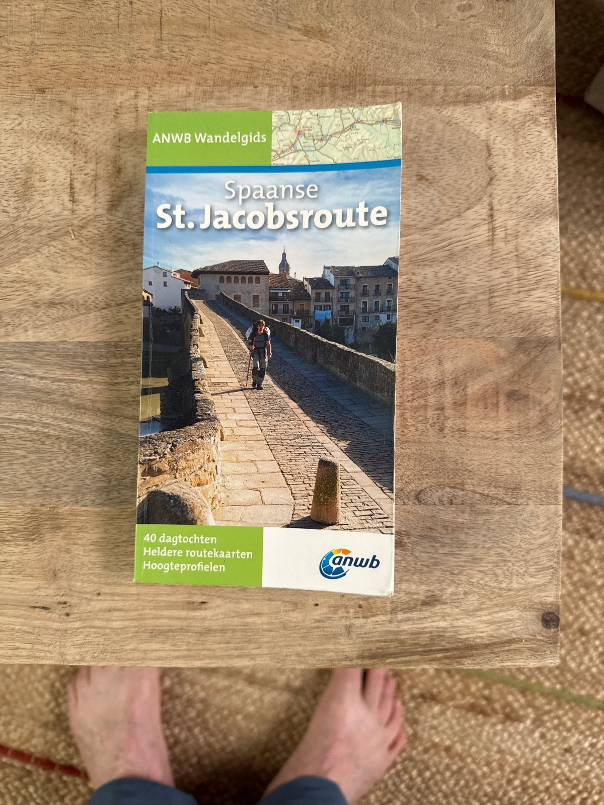 ANWB Wandelgids Spaanse St. Jacobsroute, Fiets- of Wandelgids, Europa, Ophalen of Verzenden, Zo goed als nieuw