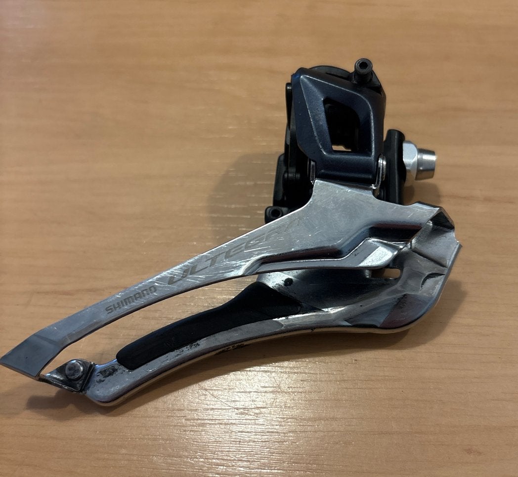 Shimano Ultegra FD-R8000 voorderailleur 11 speed, Gebruikt, Ophalen of Verzenden, Derailleur of Ketting, Aluminium