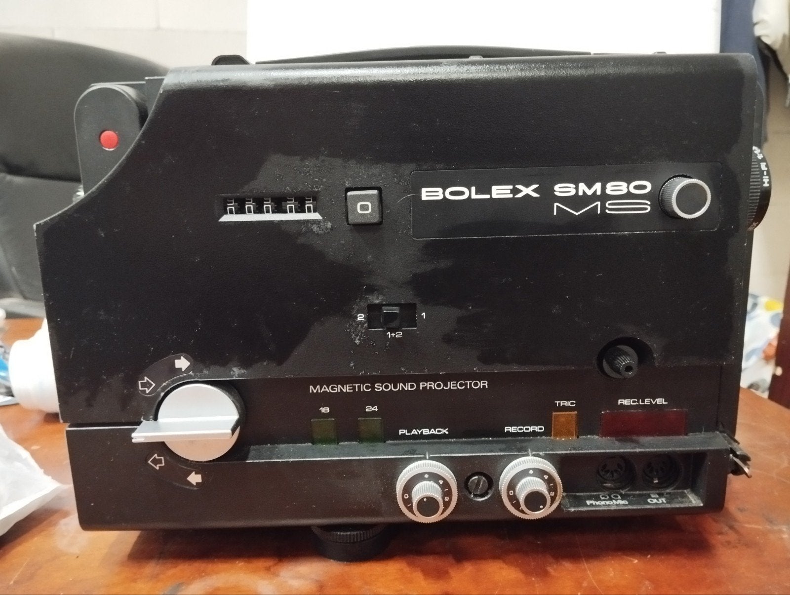 Bolex SM80 MS Magnetisch Geluid Film Projector, Ophalen of Verzenden, 1960 tot 1980, Projector