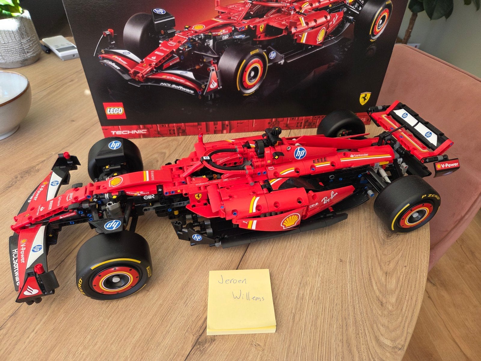 LEGO Technic Ferrari SF-24 Formule 1 42207, Kinderen en Baby's, Ophalen of Verzenden, Zo goed als nieuw, Overige merken
