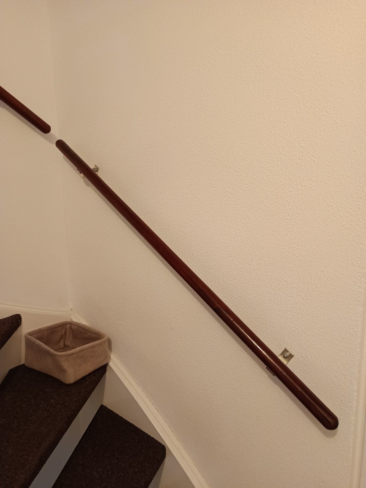Houten trapleuning - Donkerbruin, Ophalen, Gebruikt, Trap, 2 tot 4 meter