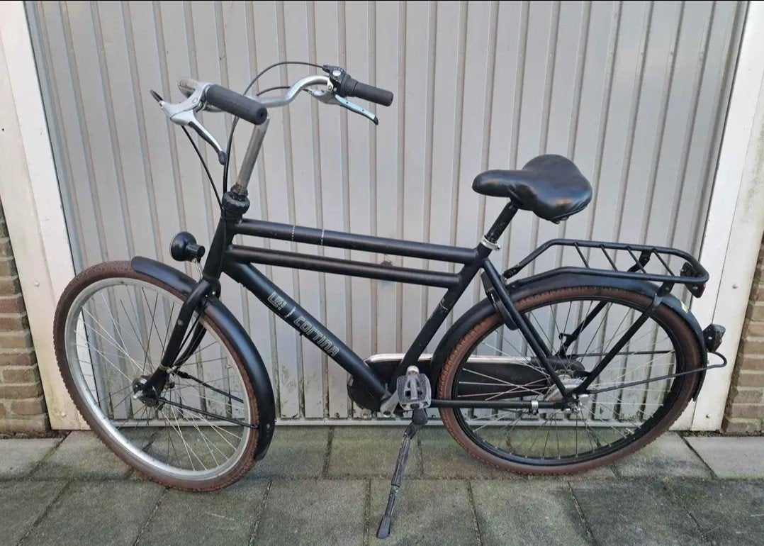 Black CORTINA U4 citybike 3 speed  28inch rider height:+/-17, Ophalen of Verzenden, Zo goed als nieuw, Overige merken