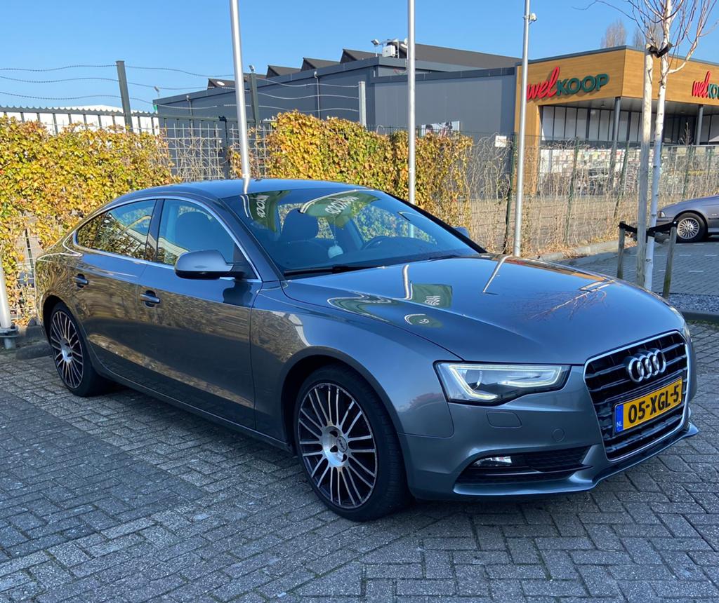 Audi A5 1.8 Tfsi 125KW Sportback M-tr 2012 Grijs, Auto's, Audi, Stof, 4 cilinders, Origineel Nederlands, Grijs