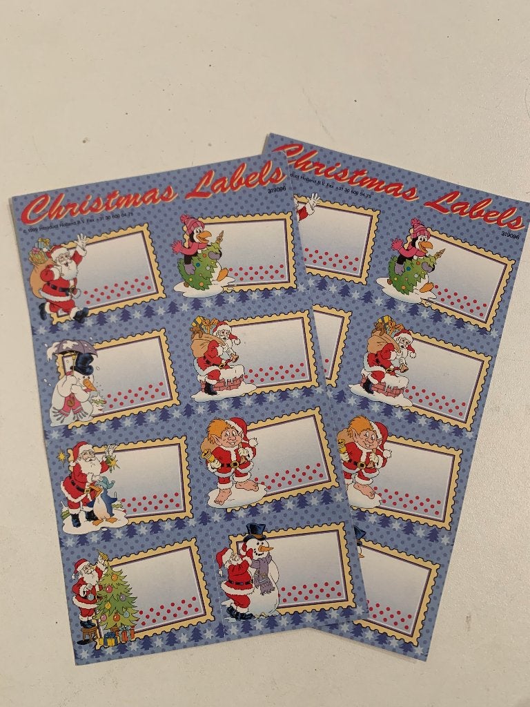 Kerst labels, Niet bekend, Niet bekend, Nieuw, Ophalen of Verzenden