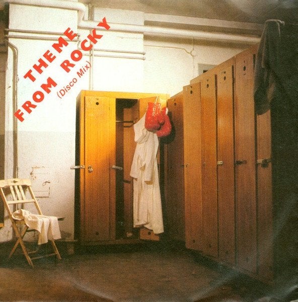 Rock Single (1985) Theme from ROCKY (Disco Mix), Gebruikt, Fotohoes, 7 inch, Ophalen of Verzenden