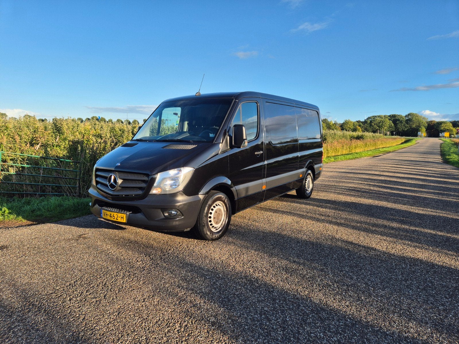 Mercedes-Benz Sprinter 313 H1L2 2014 automaat  zwart, Euro 5, Zwart, 129 pk, Bluetooth